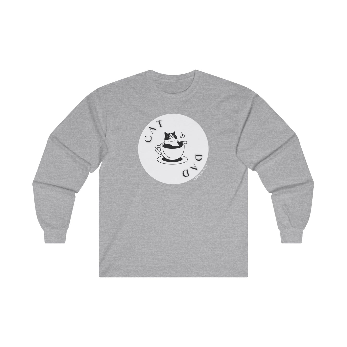 Cat Dad Long Sleeve Tee