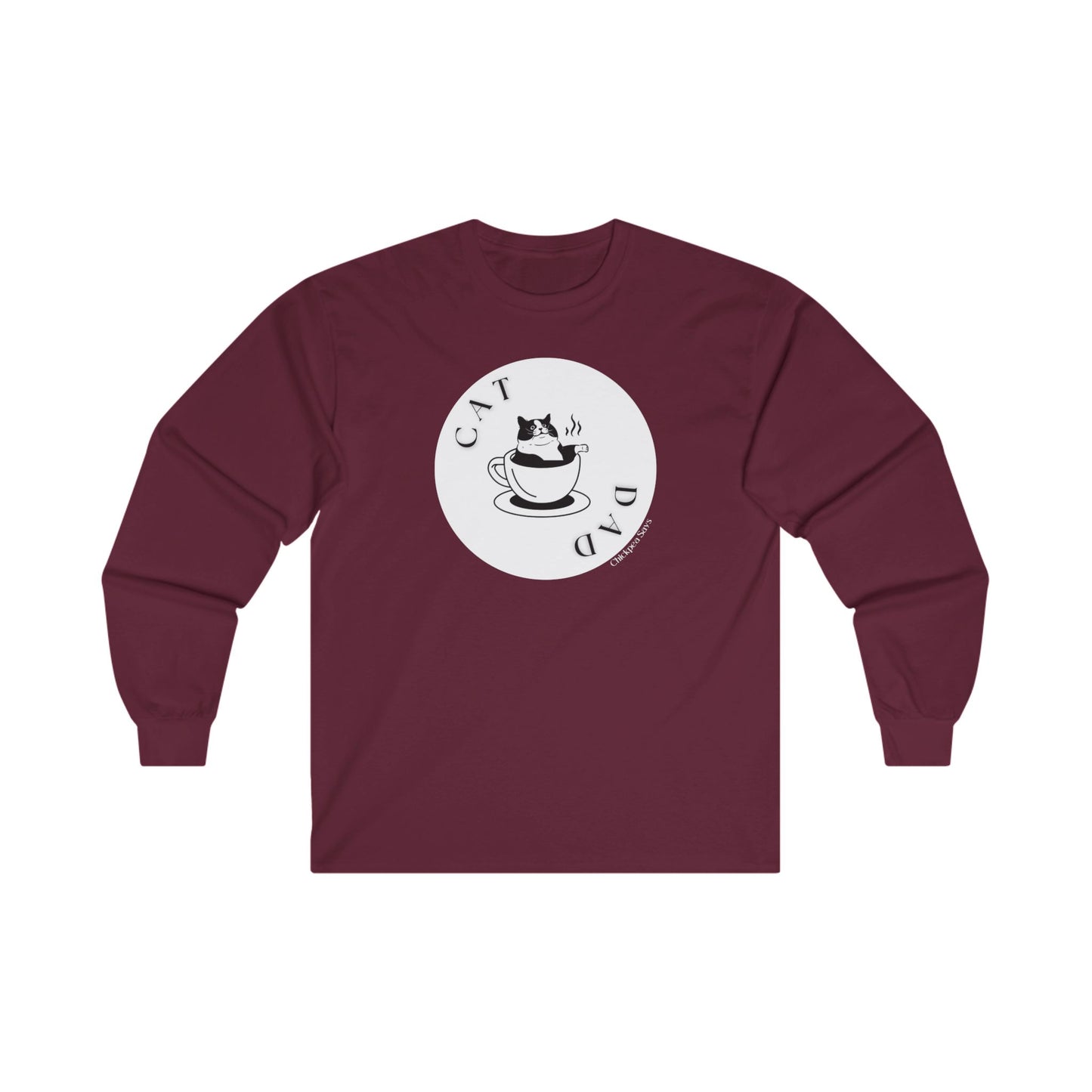 Cat Dad Long Sleeve Tee