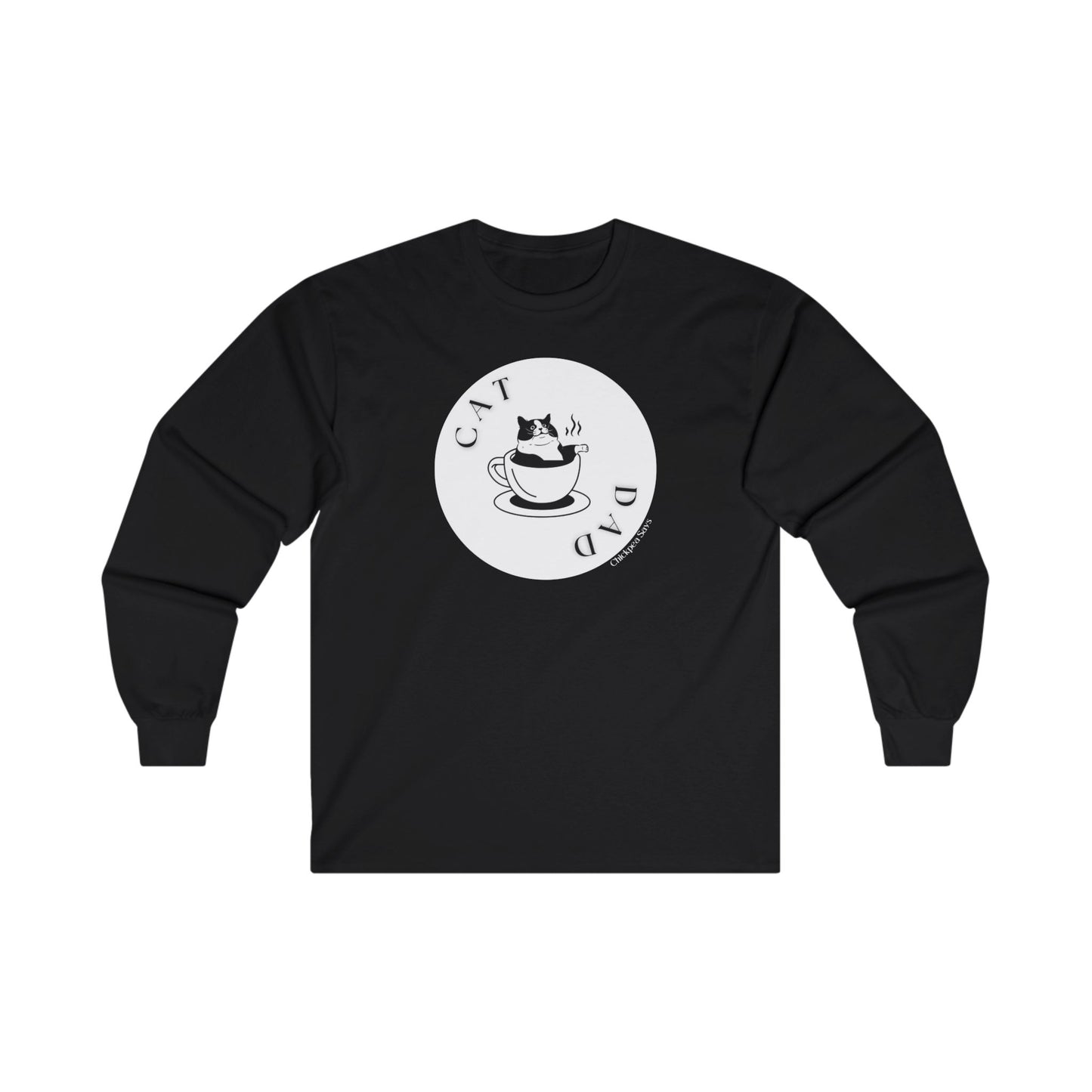 Cat Dad Long Sleeve Tee