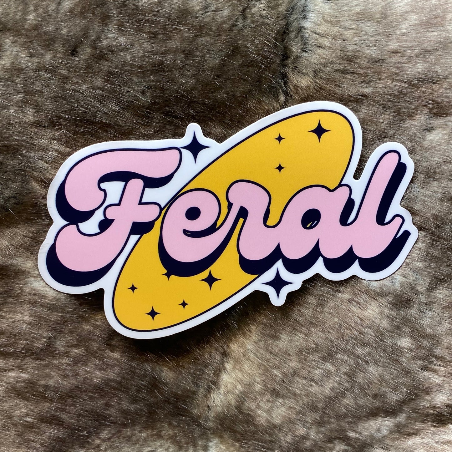 Brat Feral Sticker