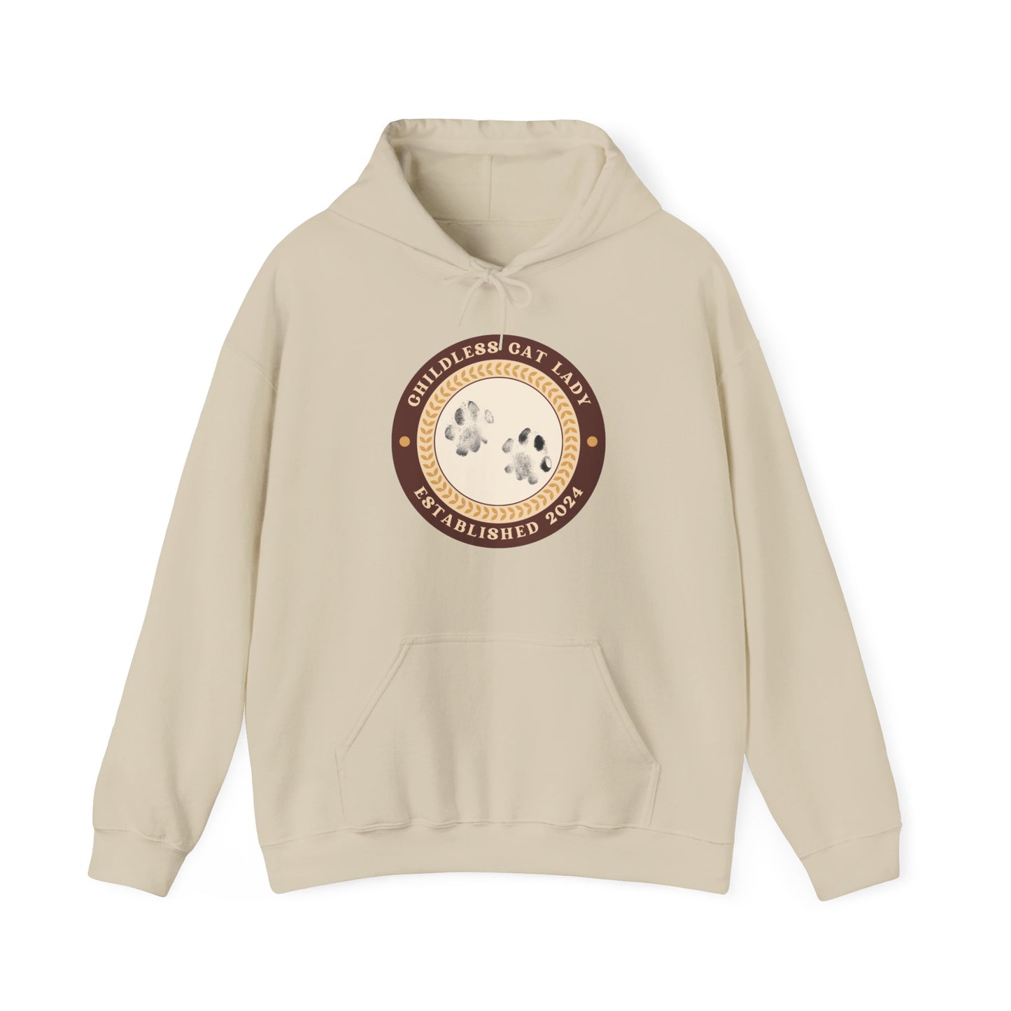 Cat Lady Emblem Hoodie