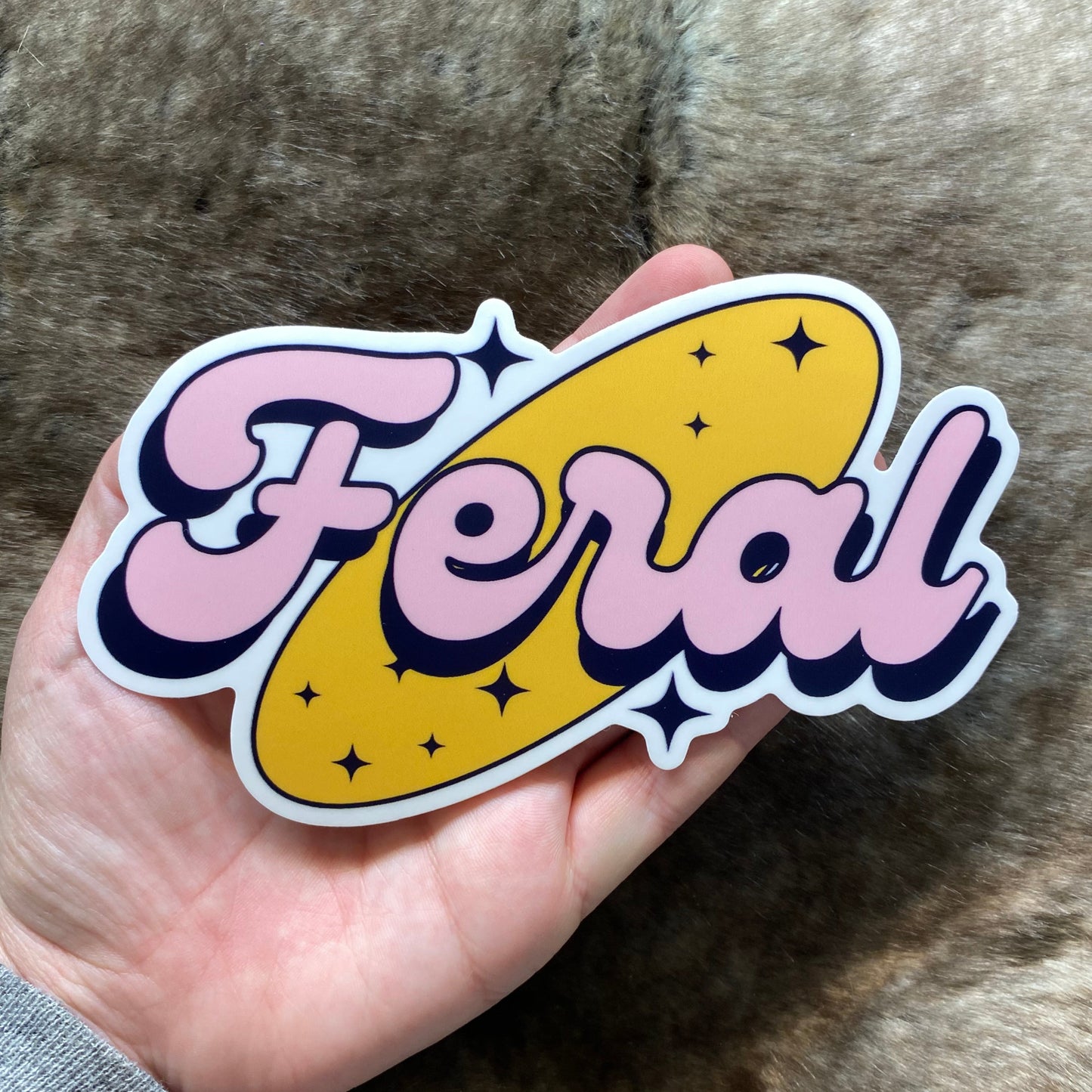 Brat Feral Sticker