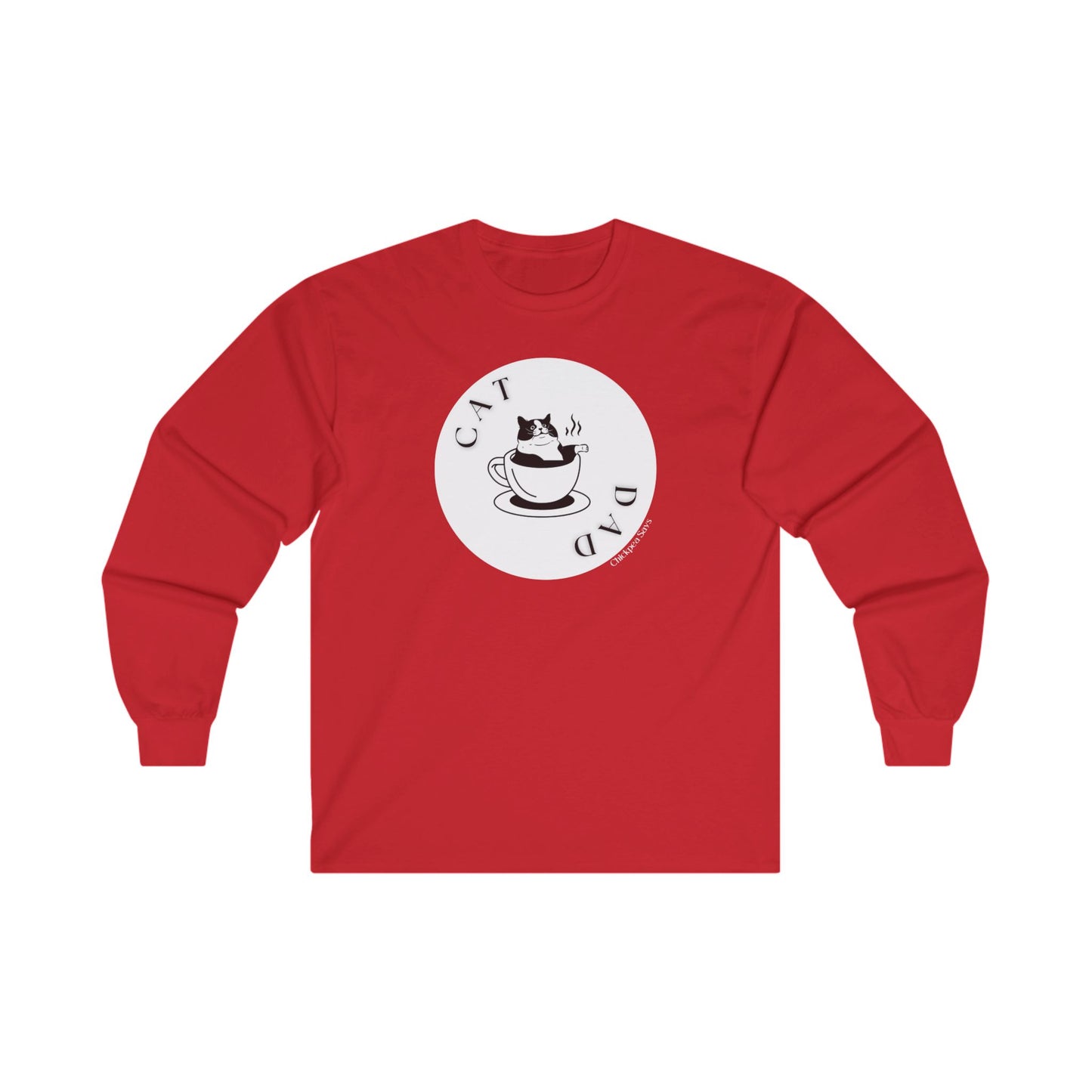 Cat Dad Long Sleeve Tee