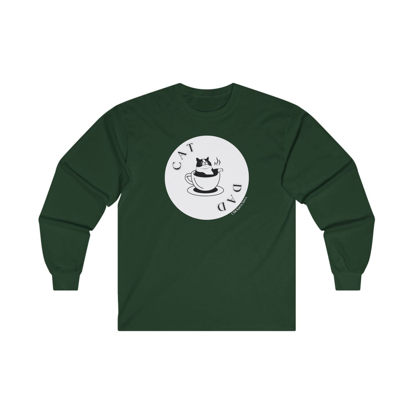 Cat Dad Long Sleeve Tee