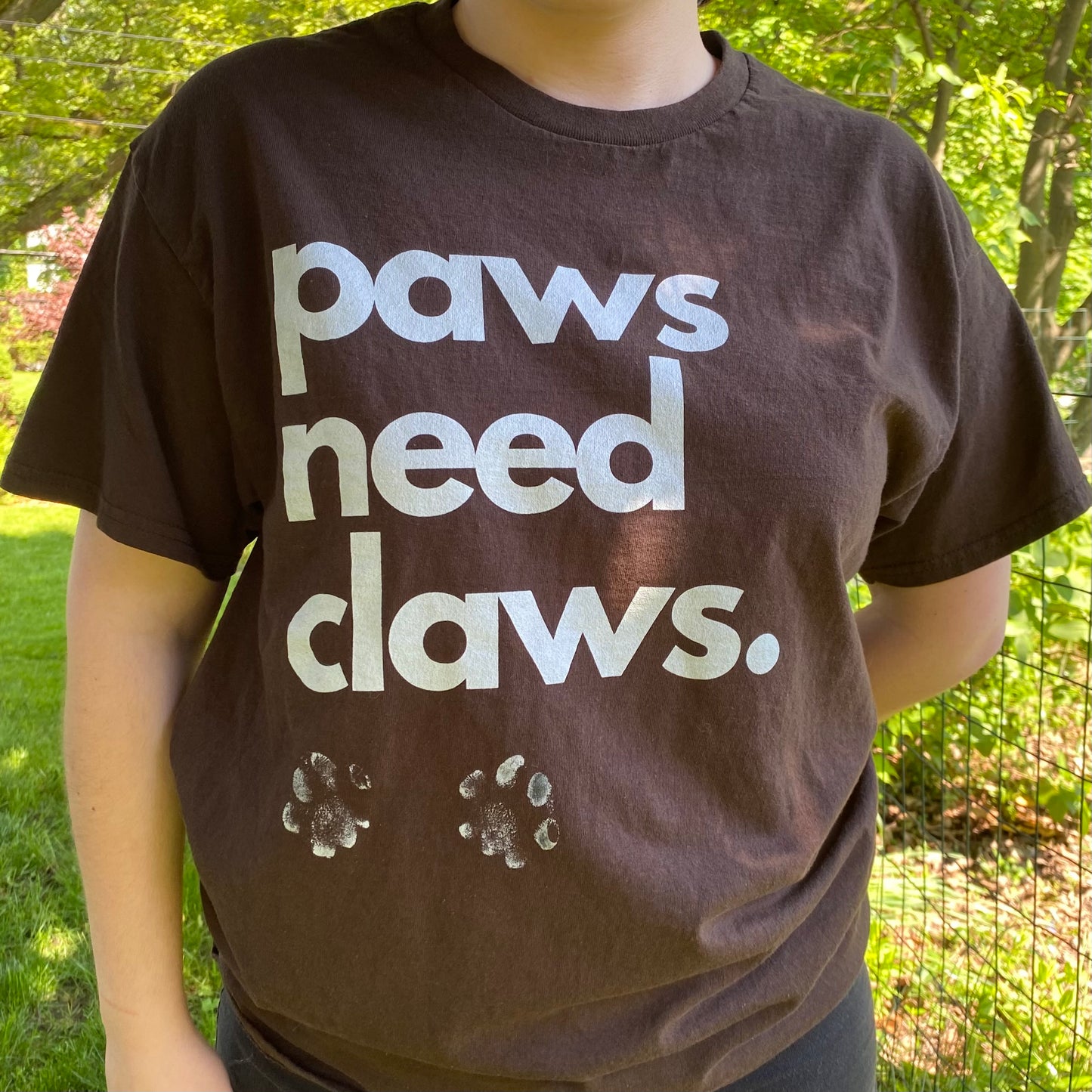 Paws Need Claws Unisex Tee