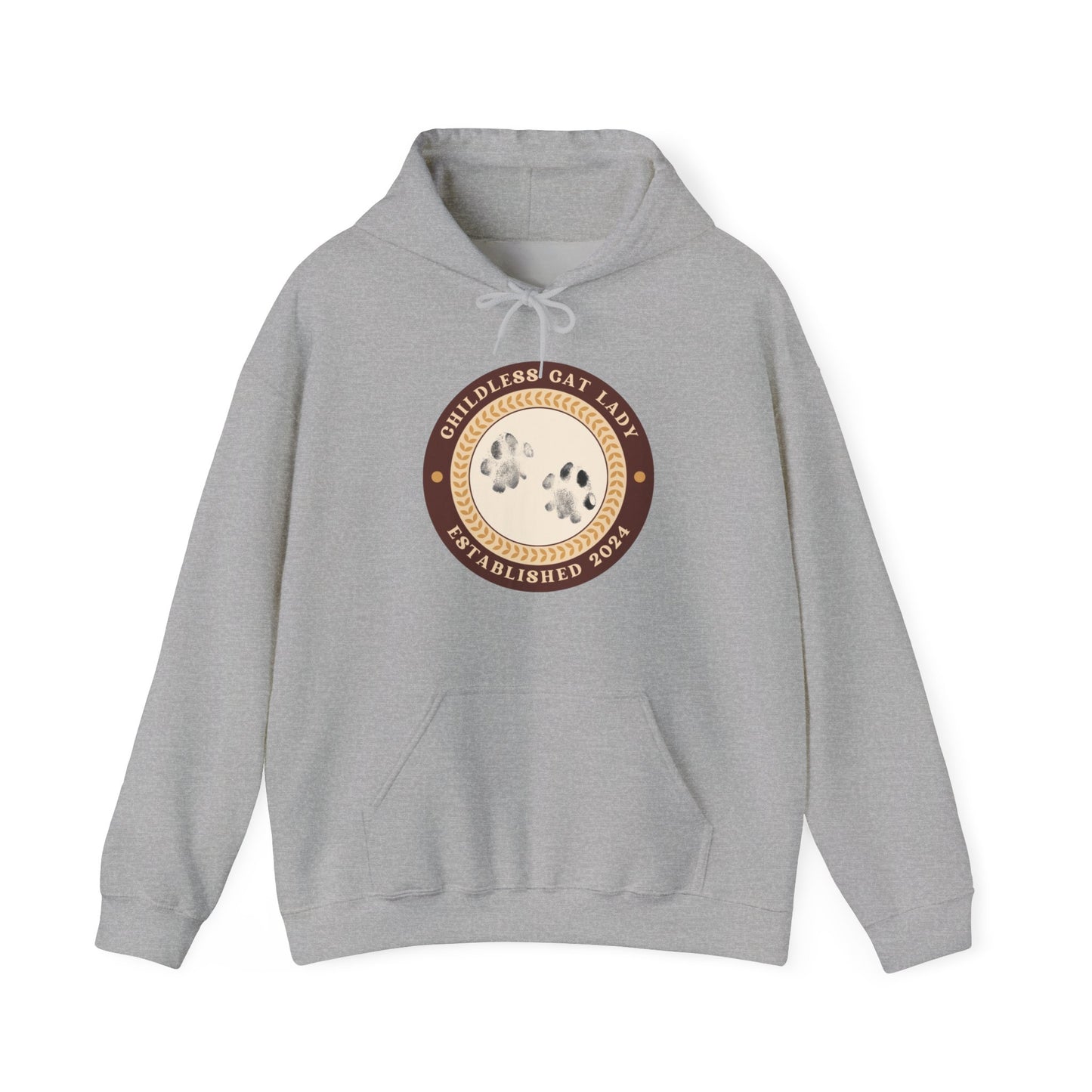 Cat Lady Emblem Hoodie