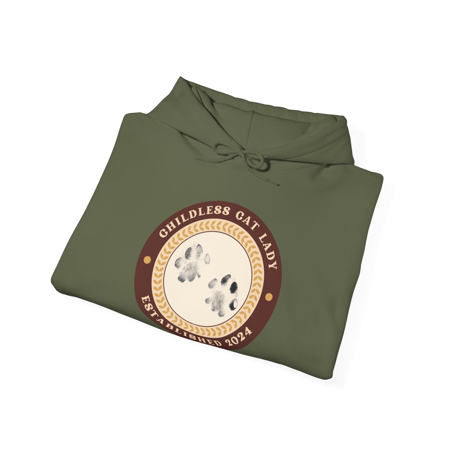 Cat Lady Emblem Hoodie