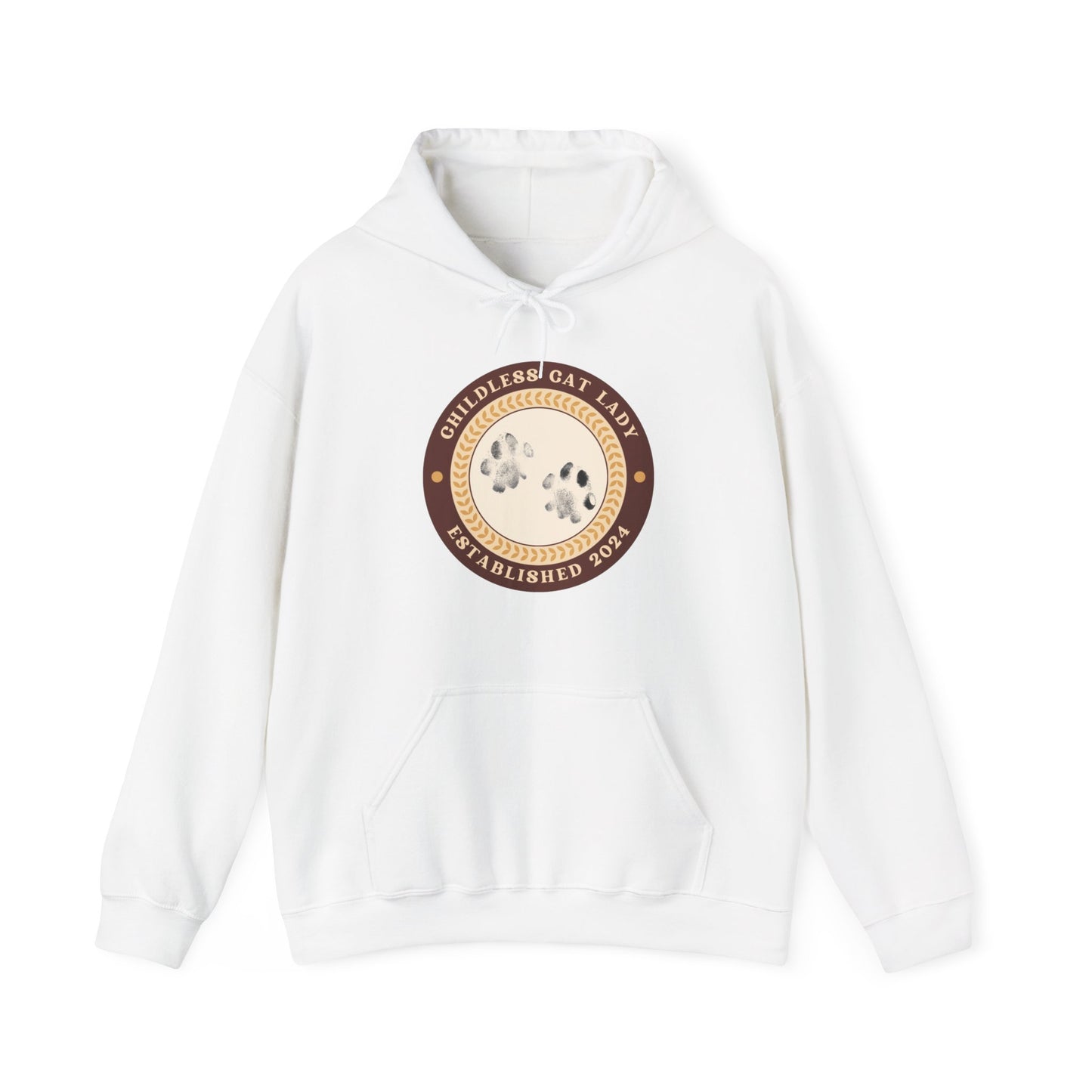 Cat Lady Emblem Hoodie