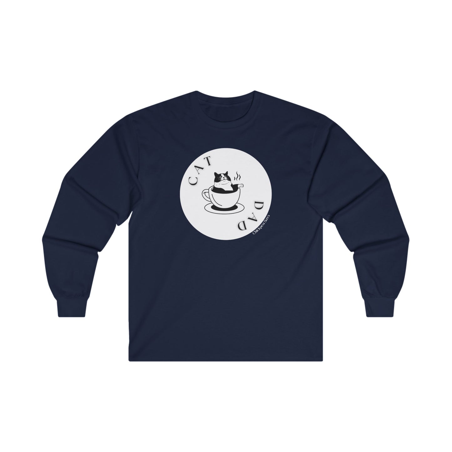 Cat Dad Long Sleeve Tee