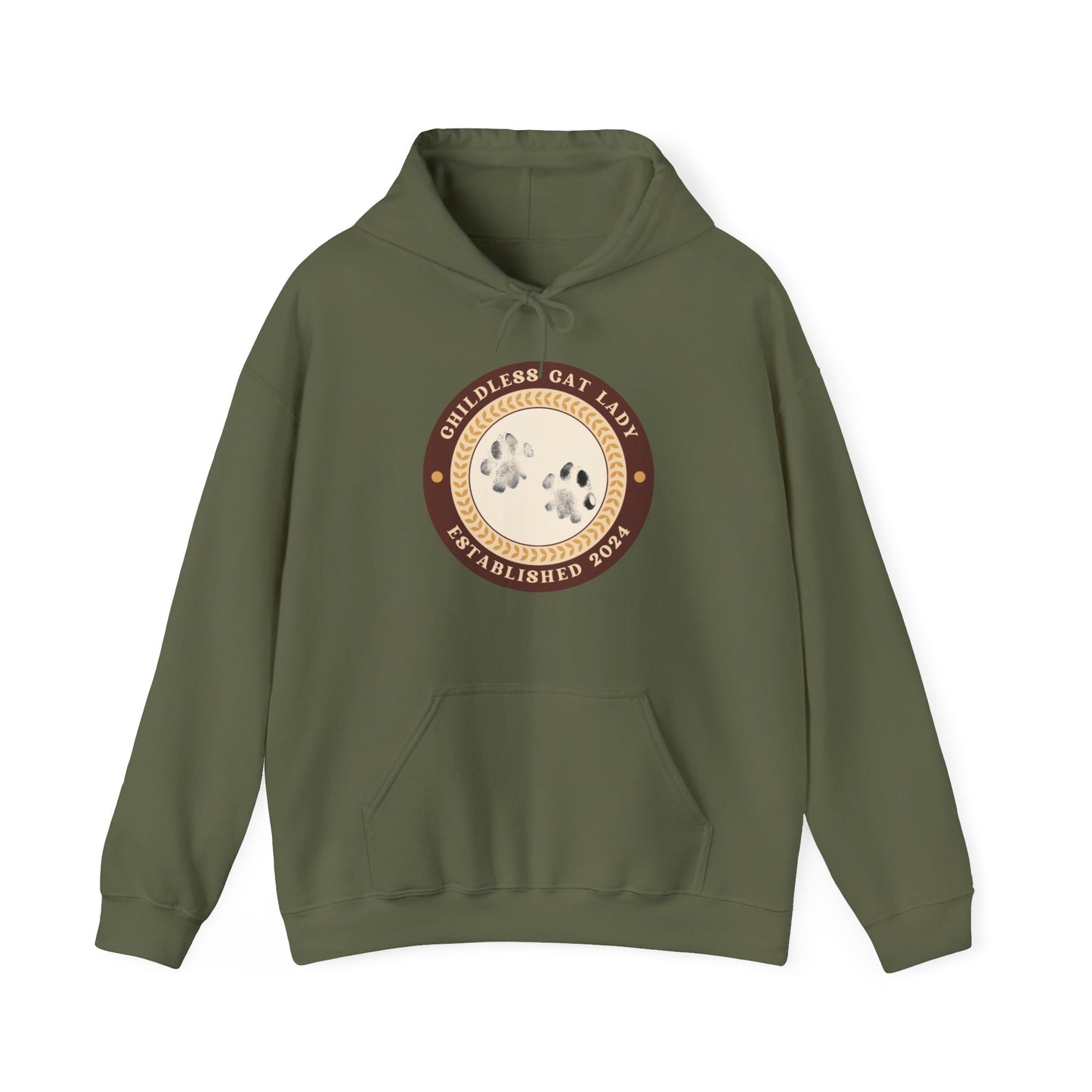 Cat Lady Emblem Hoodie