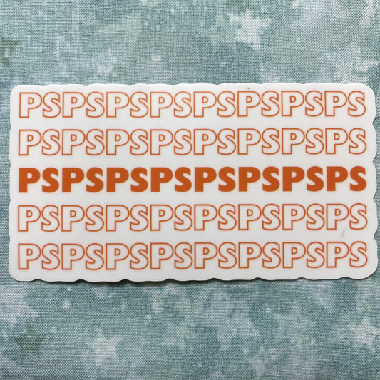 PSPSPSPS Sticker